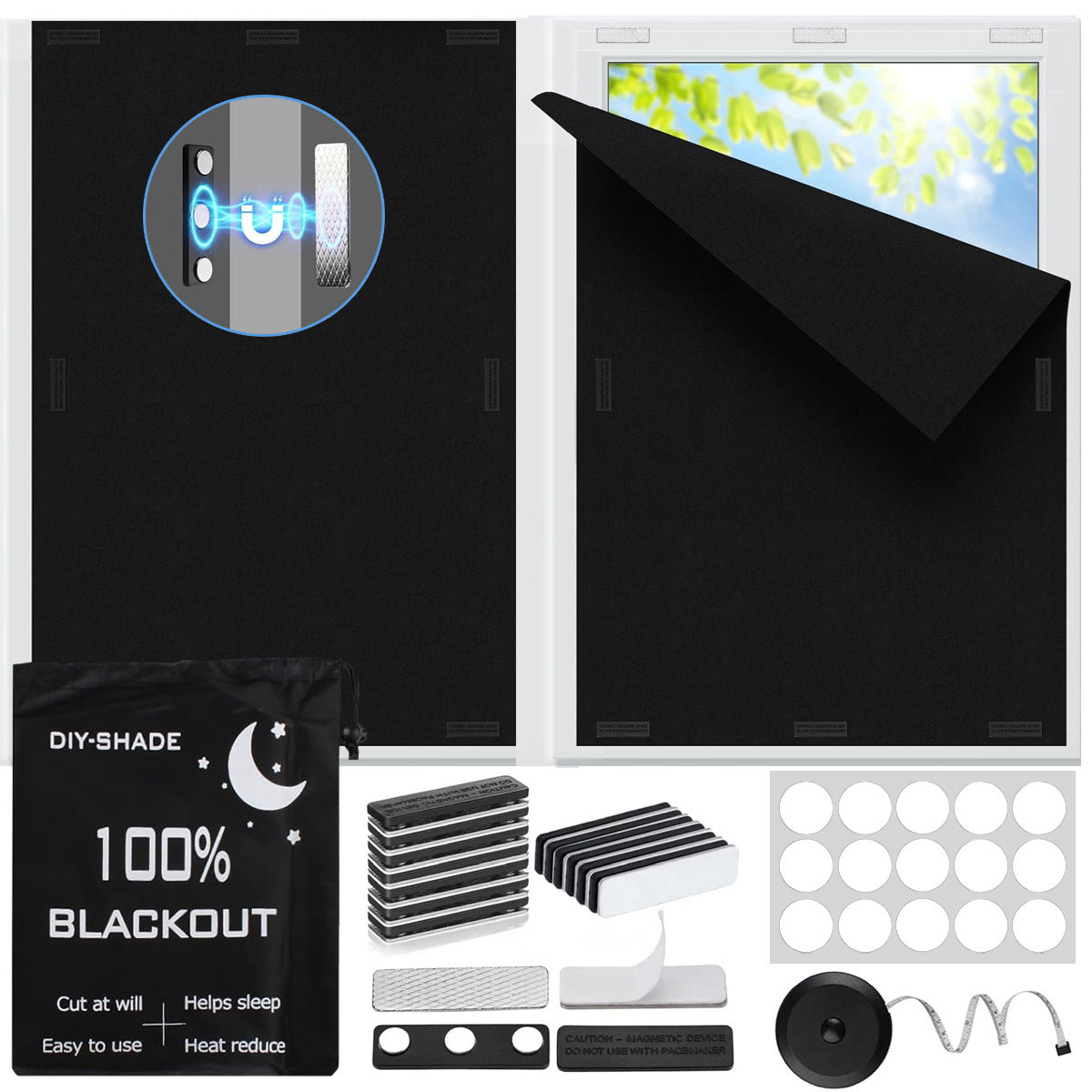 Portable blackout curtains teemdrop