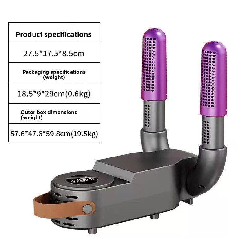 Foldable Smart Shoe Dryer with Deodorizing and Sterilizing Function teemdrop