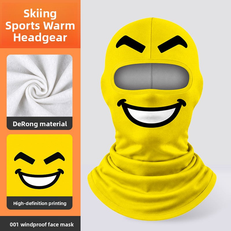 3D Digital Printed Milk Silk Balaclava Ski Motorcycle Face Mask teemdrop