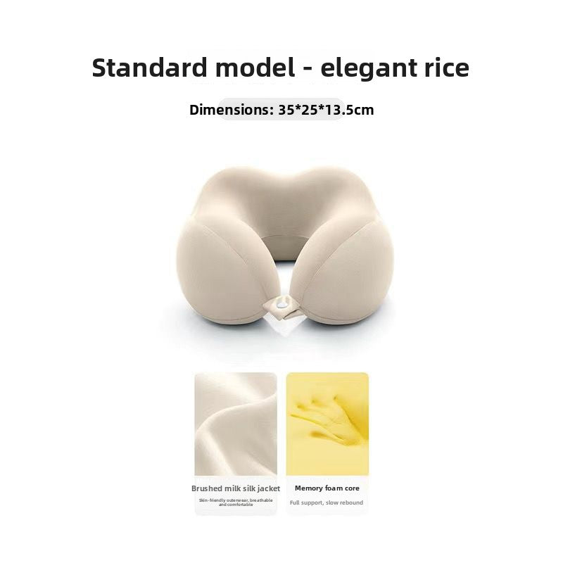 Ergonomic U-Shaped Memory Foam Travel Pillow