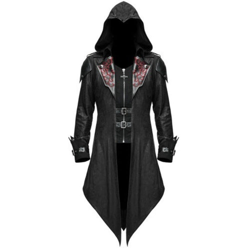 Medieval Gothic Performance Coat for Halloween