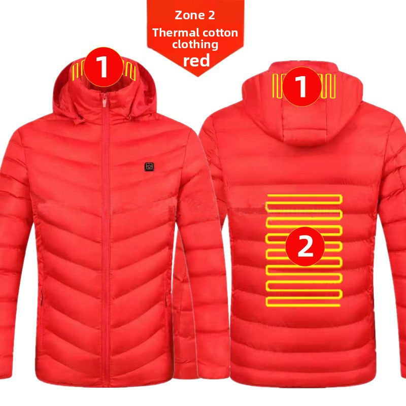 Mens Electric Heating Cotton Jacket