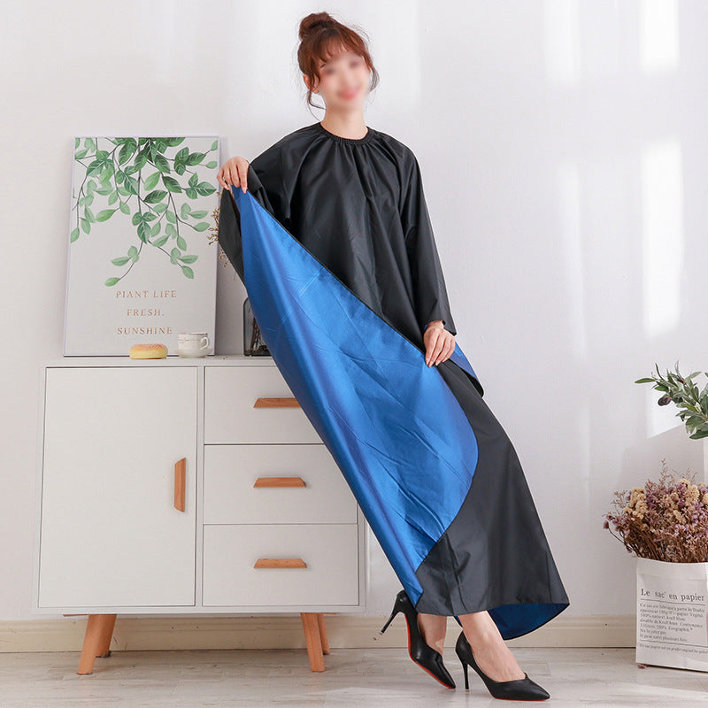 Waterproof hair perm cloth teemdrop