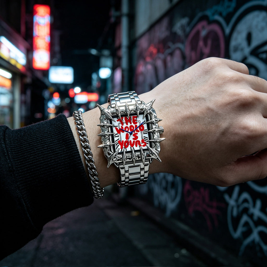 Retro Thorn Design Mens Watch