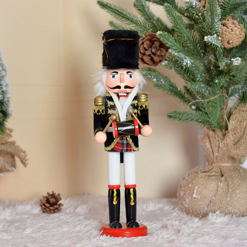 Russian Soldier Nutcracker Wooden Decoration Doll
