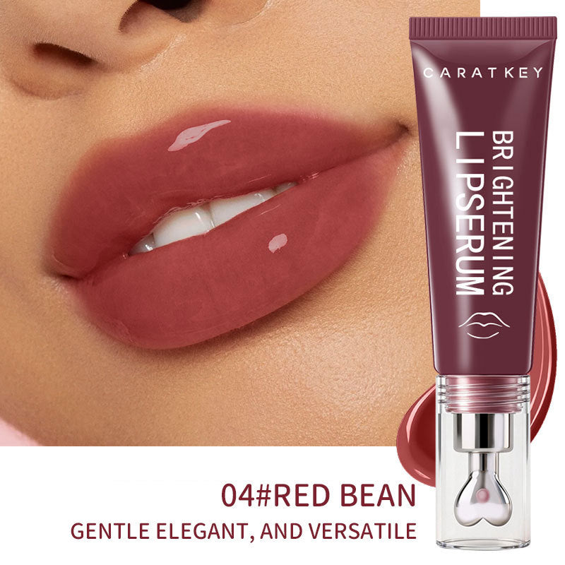 Heart-Shaped Soft Tube Mirror Shine Lip Gloss Moisturizing Lip Oil teemdrop