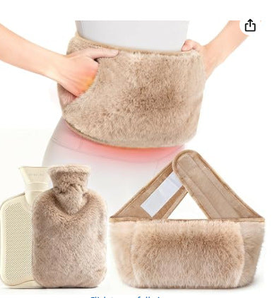 Water-filled hot water bag