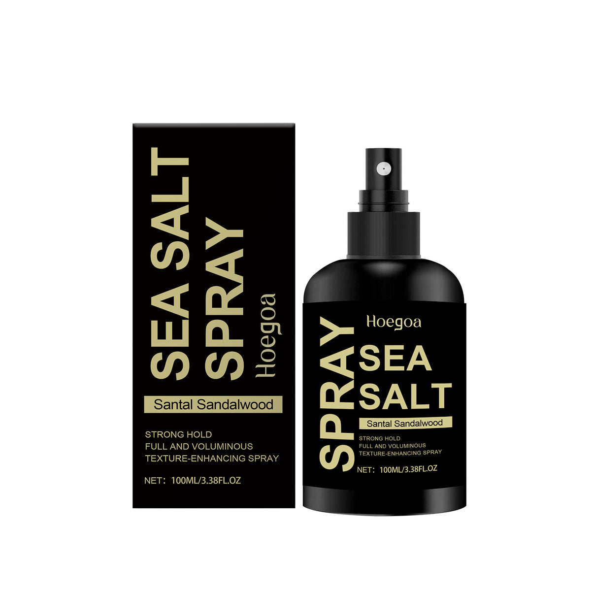 Hoegoa Sea Salt Hair Styling Spray High Skull Top Curly Hair Texture Fluffy Volume Spray 100ml teemdrop