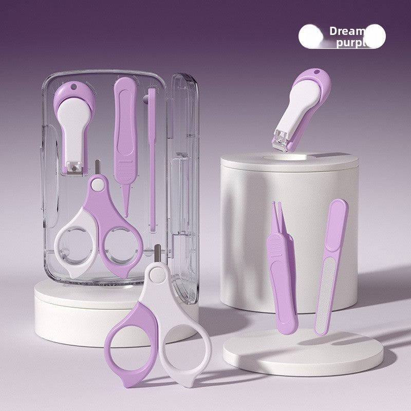 4-Piece Baby Nail Care Safety Grooming Kit Anti-Pinch Clipper Set teemdrop