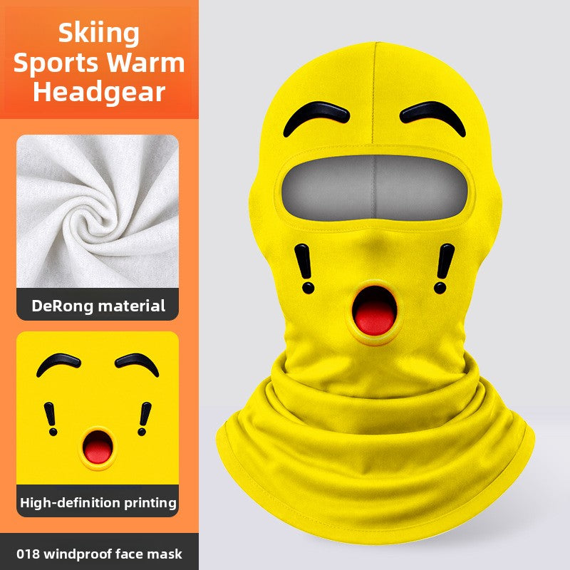 3D Digital Printed Milk Silk Balaclava Ski Motorcycle Face Mask teemdrop