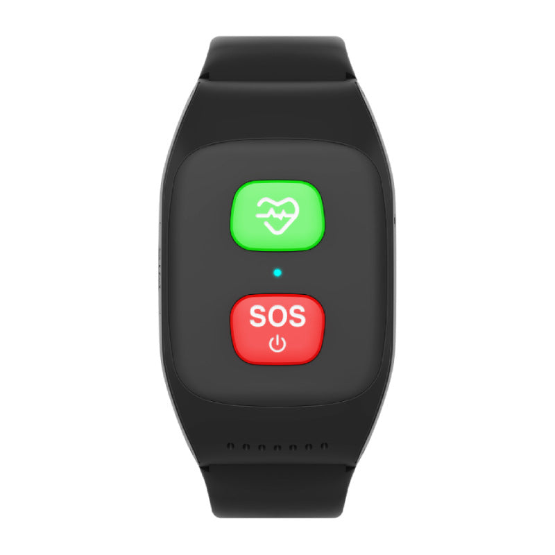 4G GPS Smart Bracelet for Elderly with SOS Fall Alert and Health Monitoring