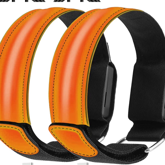 Glowing running armband