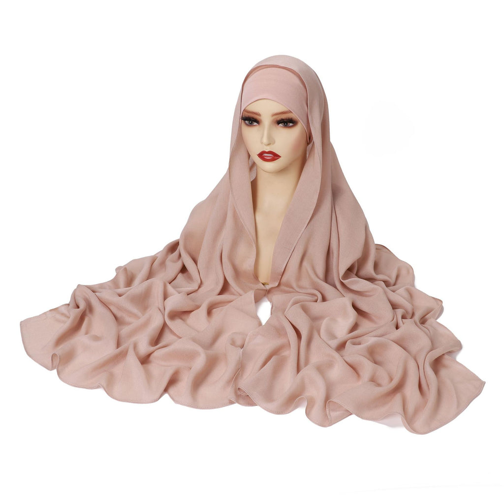 Modal Rayon Scarf and Tube Hat Set