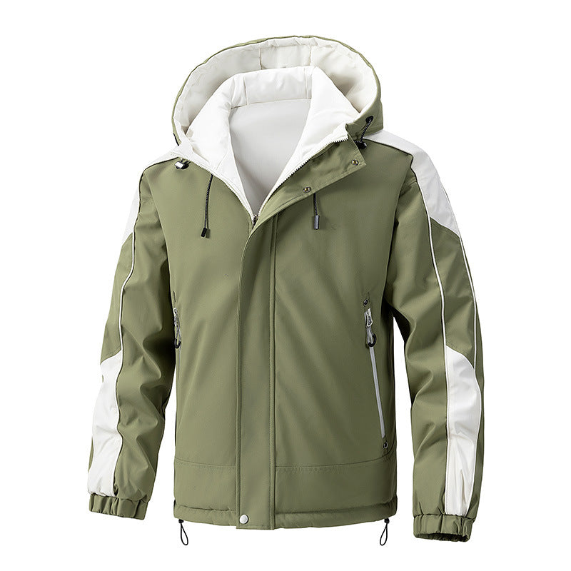 Double-layer cotton clothes for autumn and winter teemdrop
