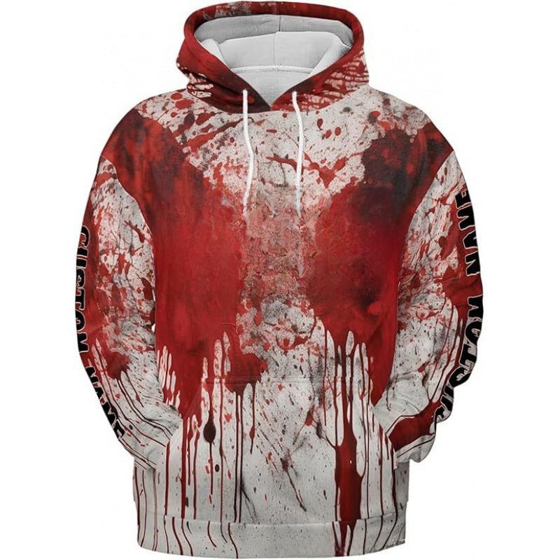 Men's long-sleeved pullover hoodie