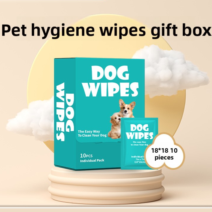 Pet Grooming Wipes and Cleaning Supplies Kit