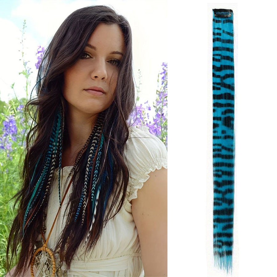 Ear-hook dye wig teemdrop