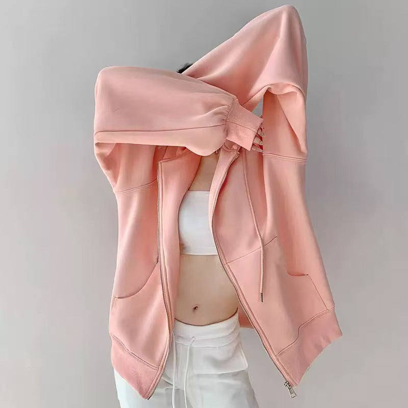 Womens Fleece Lined Hooded Jacket