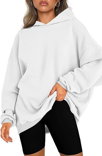 Oversized Hooded Fleece Sweatshirt for Women