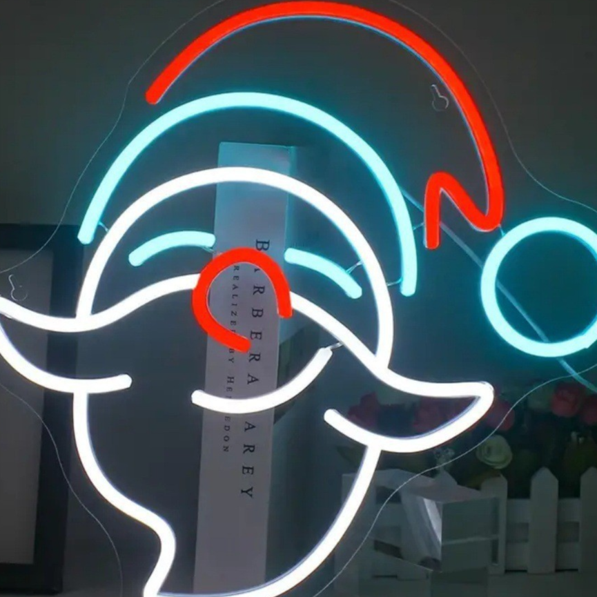 Dimmable LED Neon Light for Christmas Party Wall Decor USB Powered teemdrop