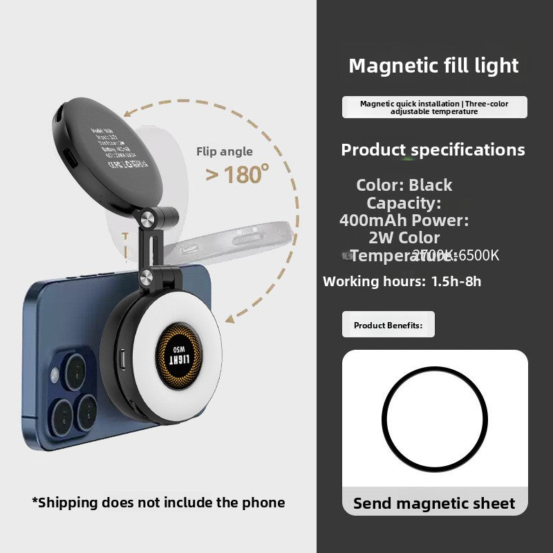Magnetic Portable LED Selfie Light