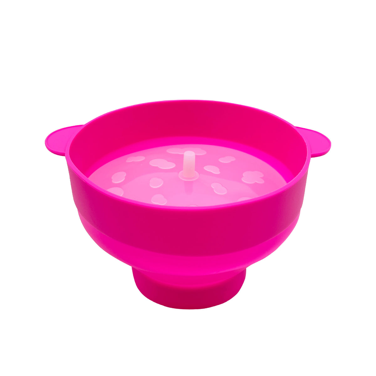Foldable Silicone Popcorn Bucket with Handle Microwave Oven Safe Homemade Popcorn Maker teemdrop
