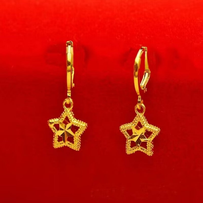 Women's Gold-Plated Alloy Earrings