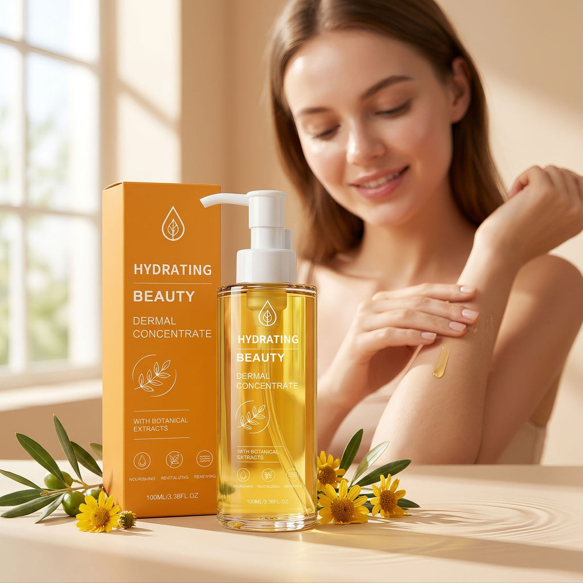Daily body skin care oil