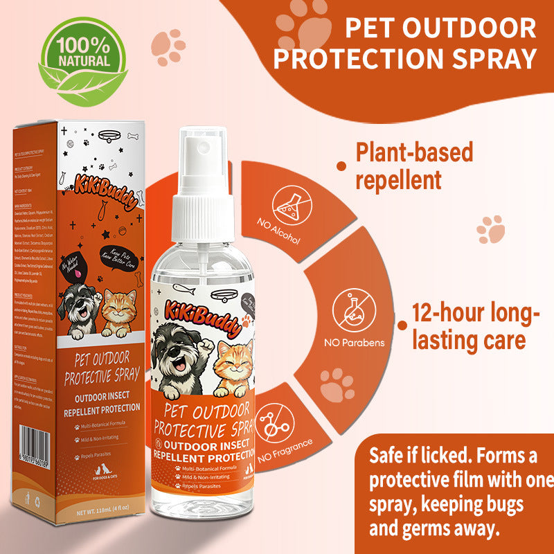 Pet Outdoor Insect Repellent and Fur Care Spray 120ml
