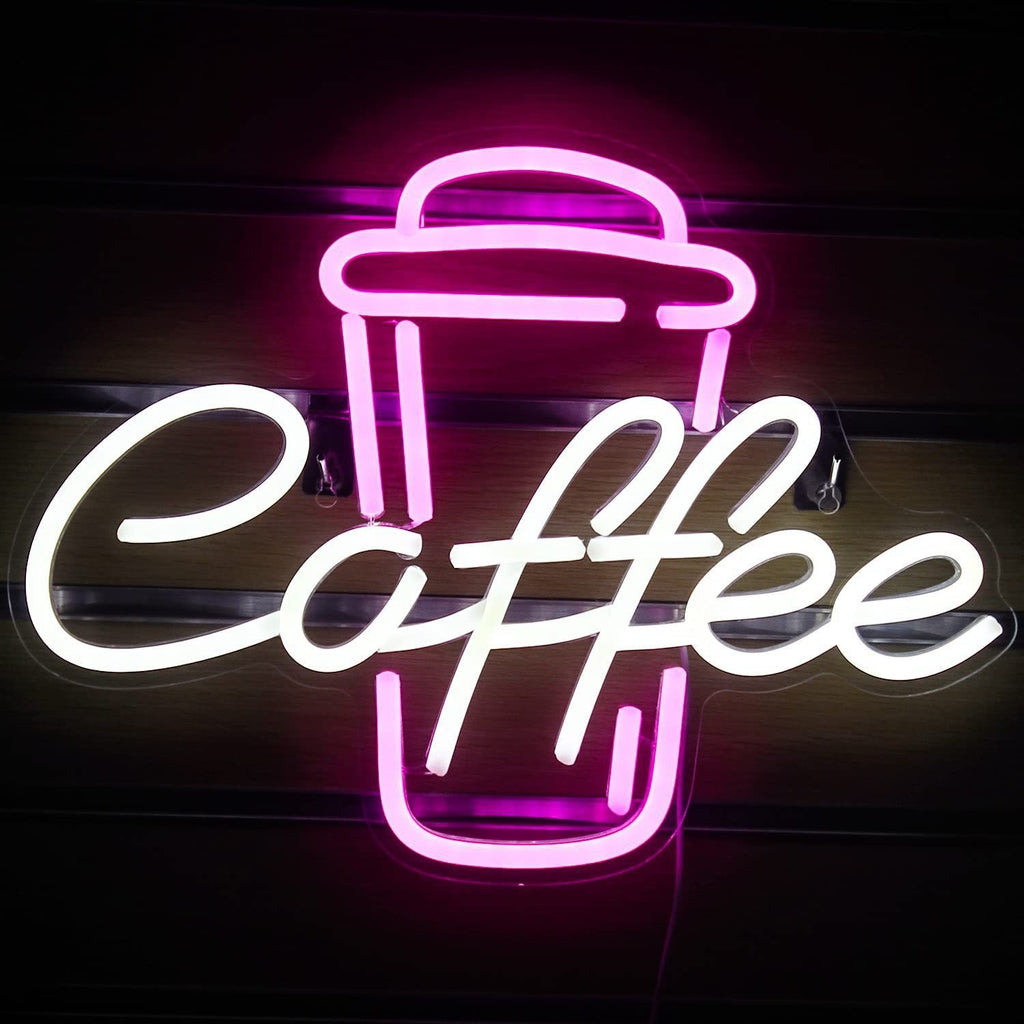 USB Powered LED Neon Light Bar Cafe Bar Home Party Wall Hanging Decorative Lamp teemdrop