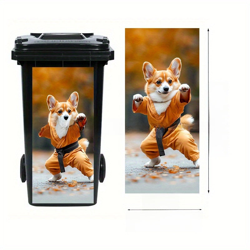 Self-Adhesive Waterproof Vinyl Trash Can Sticker teemdrop