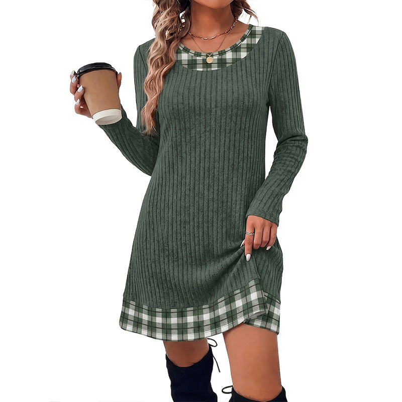 Womens Casual Long Sleeve Dress