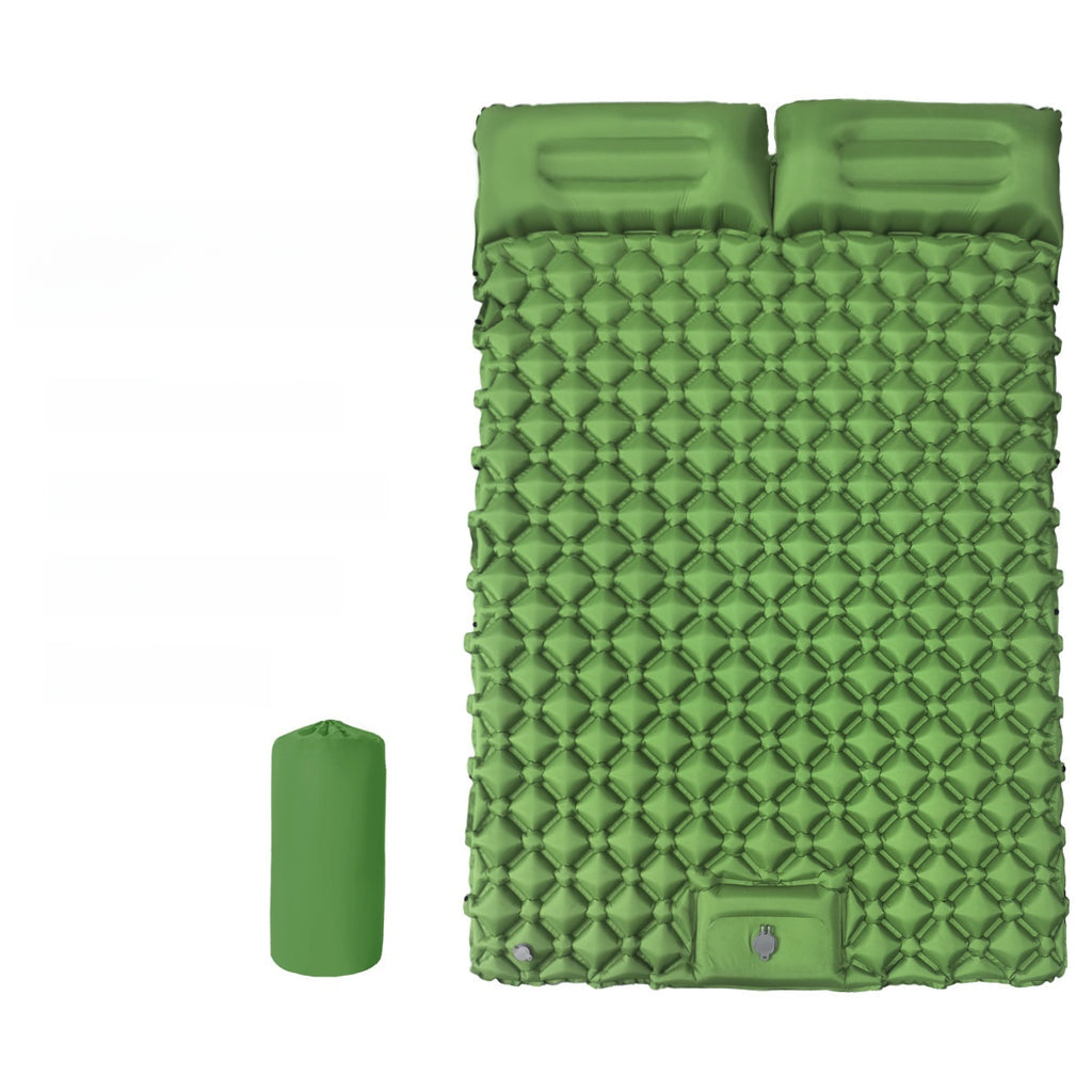 Ultra-Light Foot-Operated Automatic Inflatable Camping Mattress with Pillow teemdrop