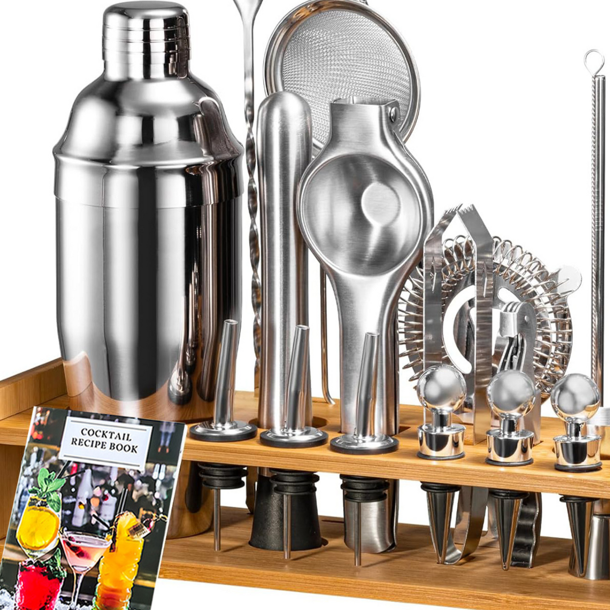 Shaker set with stand