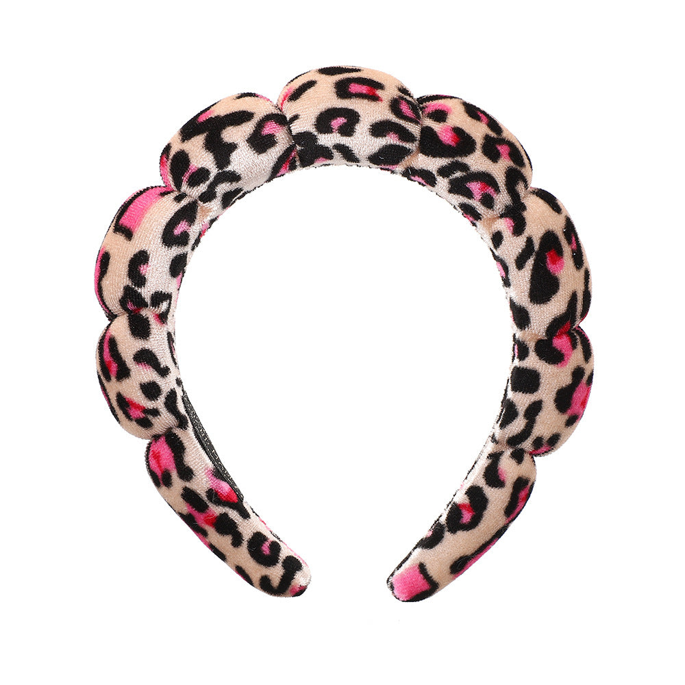 Lady's velvet sponge hairband teemdrop