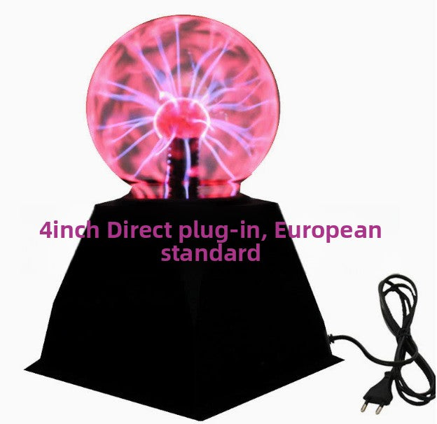 Touch-sensitive plasma ball lightning lamp