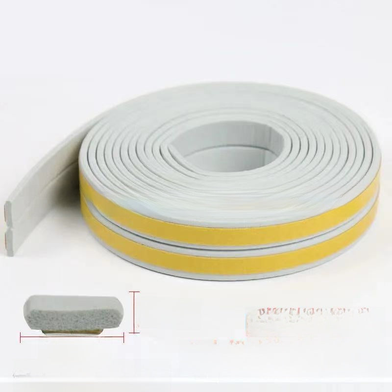EPDM Foam Rubber Self-Adhesive Sealing Strip for Doors and Windows 6m Roll teemdrop