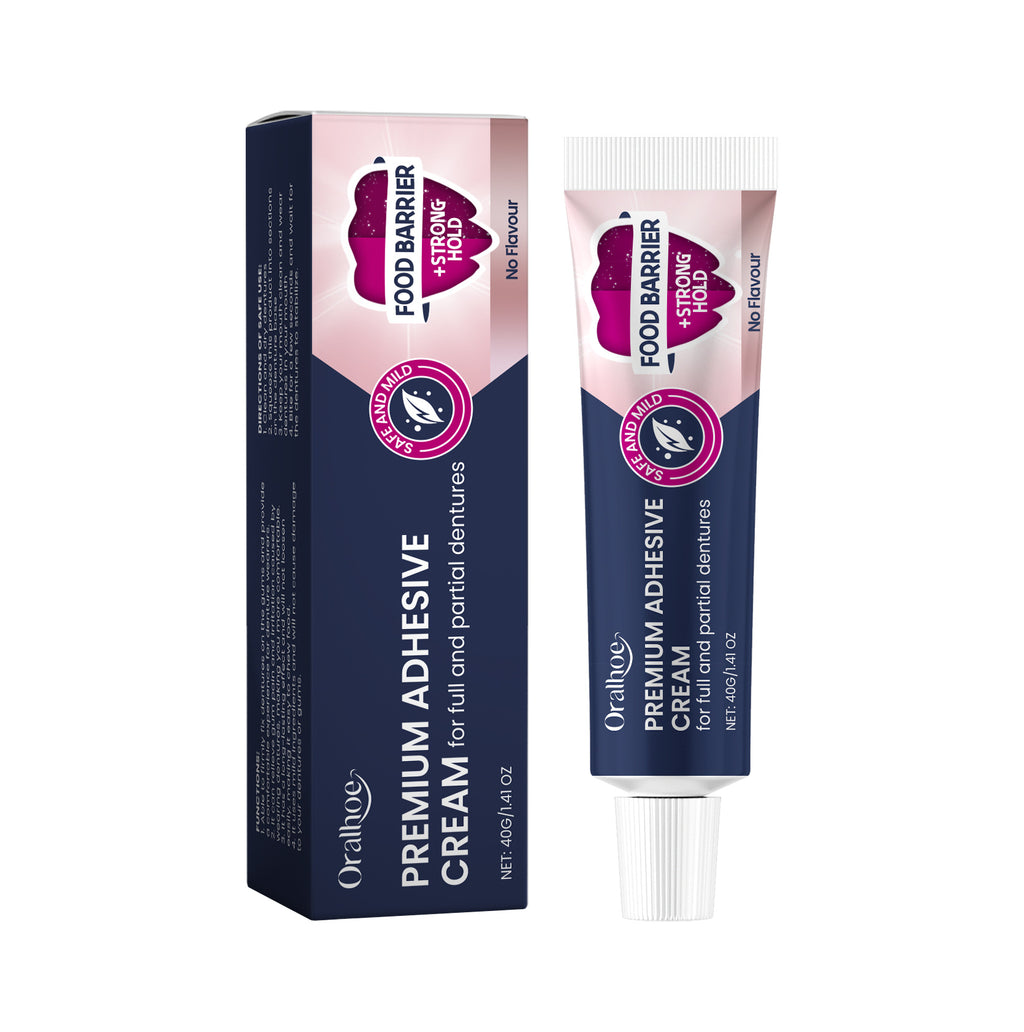 Denture Adhesive Improves Comfort and Protects Loose Dentures, Adhesive Paste for Secure Fixation