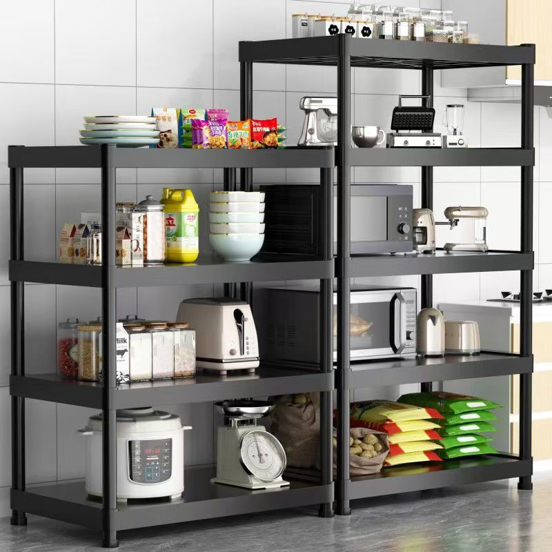 Multi-Layer Foldable Storage Rack with Wheels