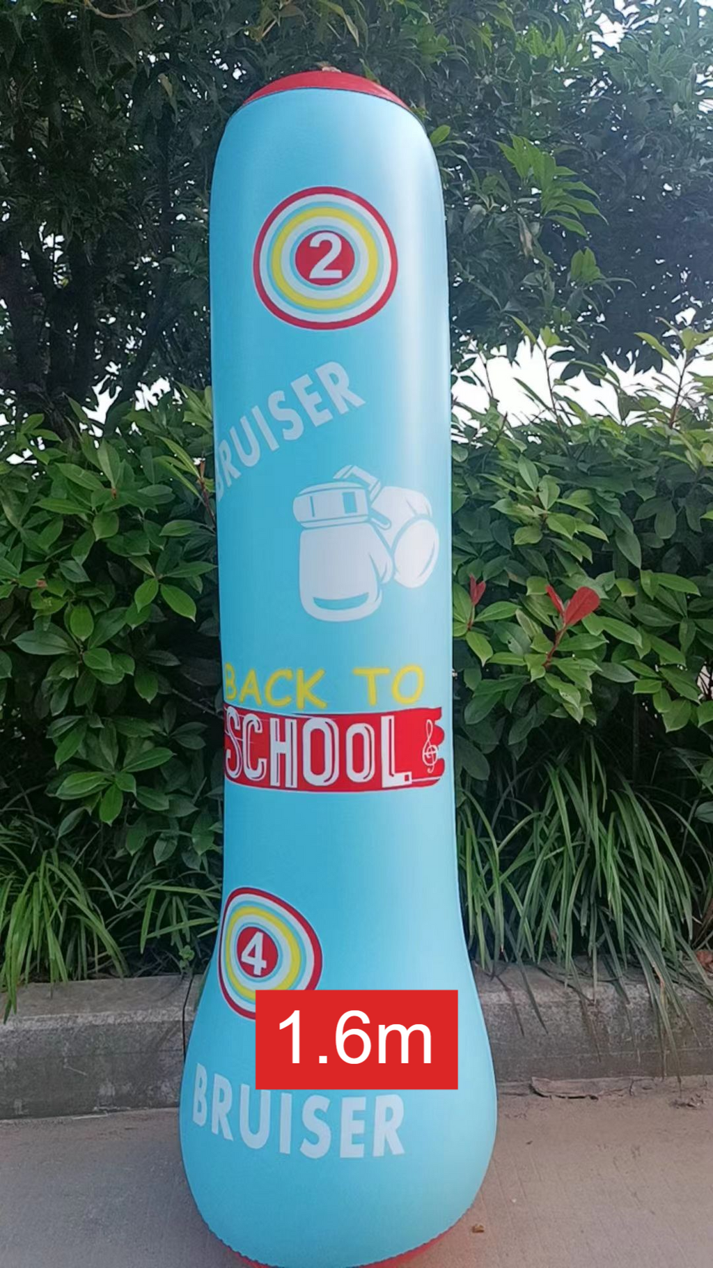 Inflatable Punching Bag with Digital Targets teemdrop