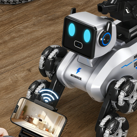 Intelligent remote-controlled robot dog