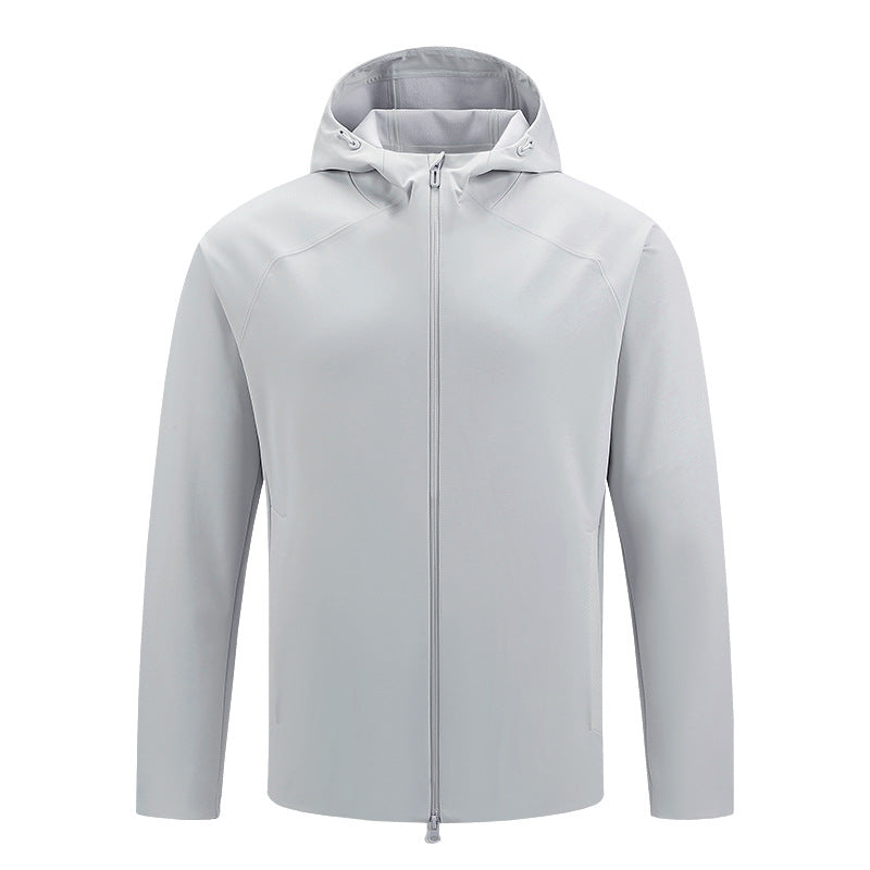 Synthetic fiber hiking jacket teemdrop