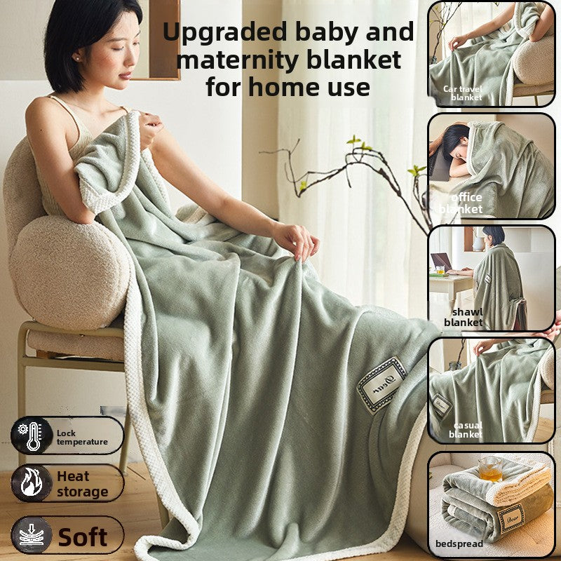Coral Fleece Blanket Soft Anti-Static All Season Use