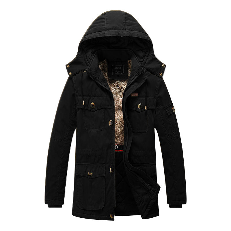Winter Fleece Lined Mens Work Jacket