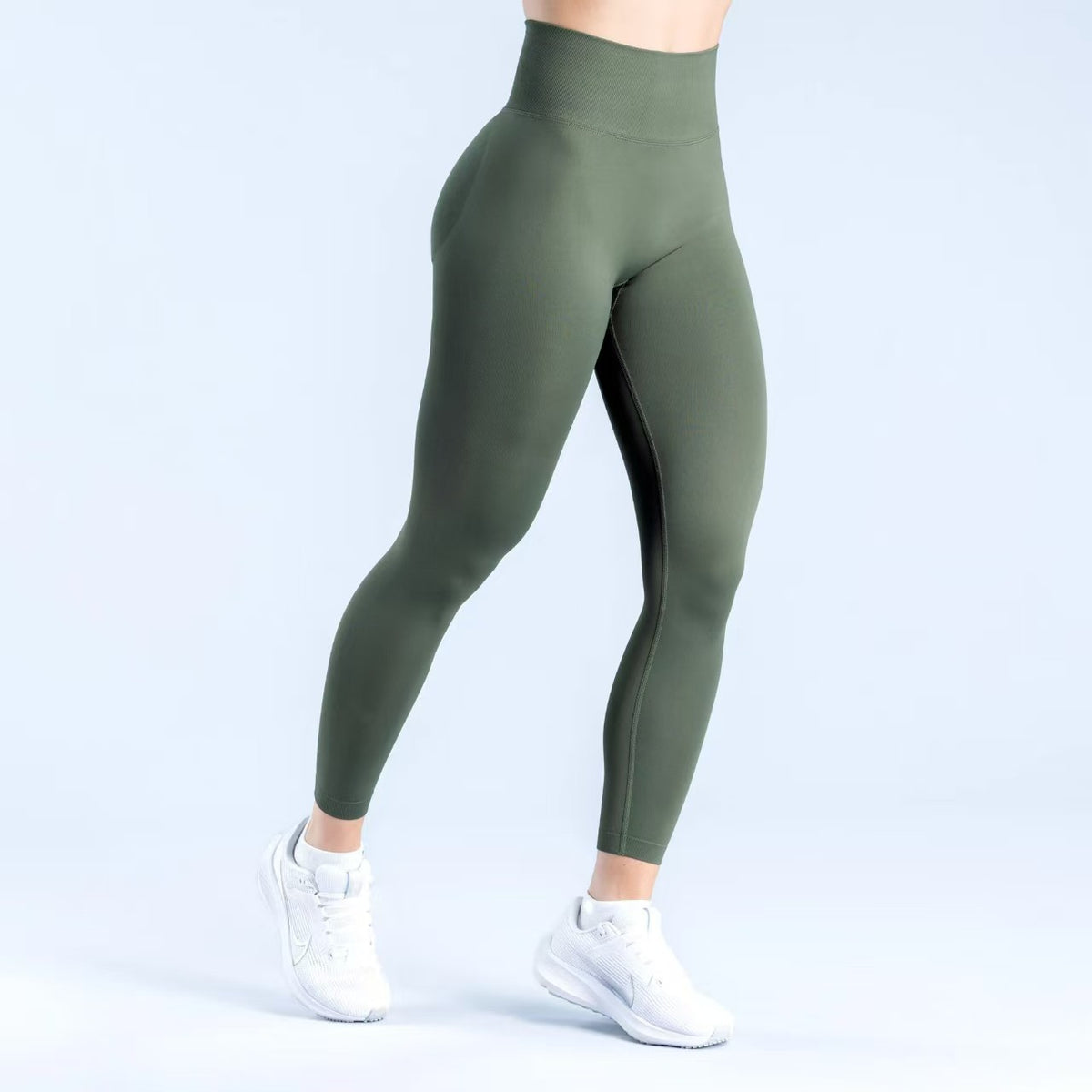Seamless High-Waist Scrunch Butt Lifting Sports Yoga Pants