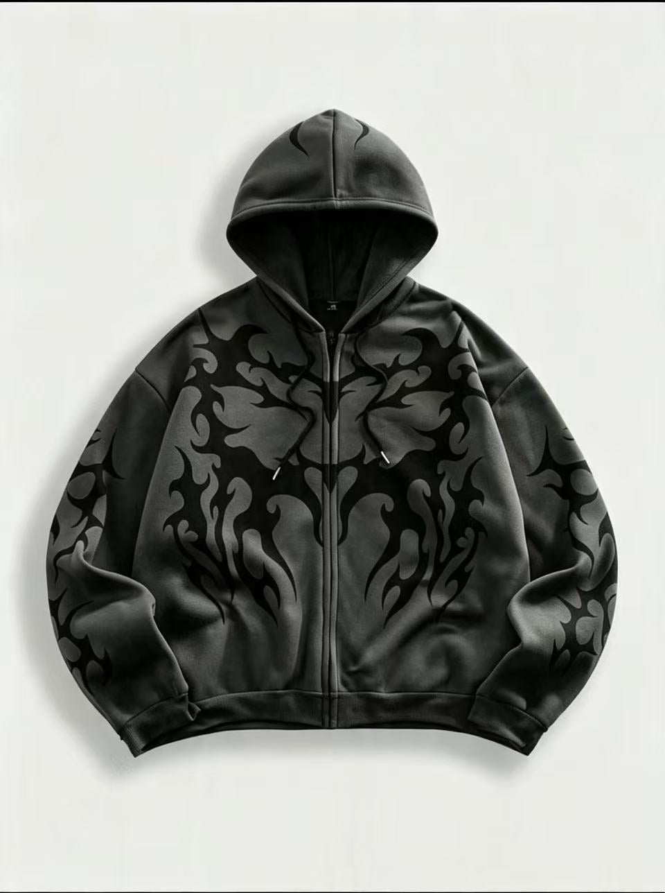 Gothic 3D Printed Hooded Sweatshirt
