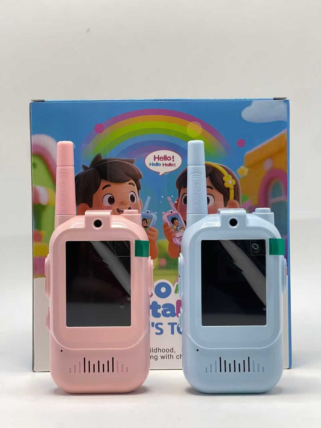 Children's visible walkie-talkie for outdoor use teemdrop