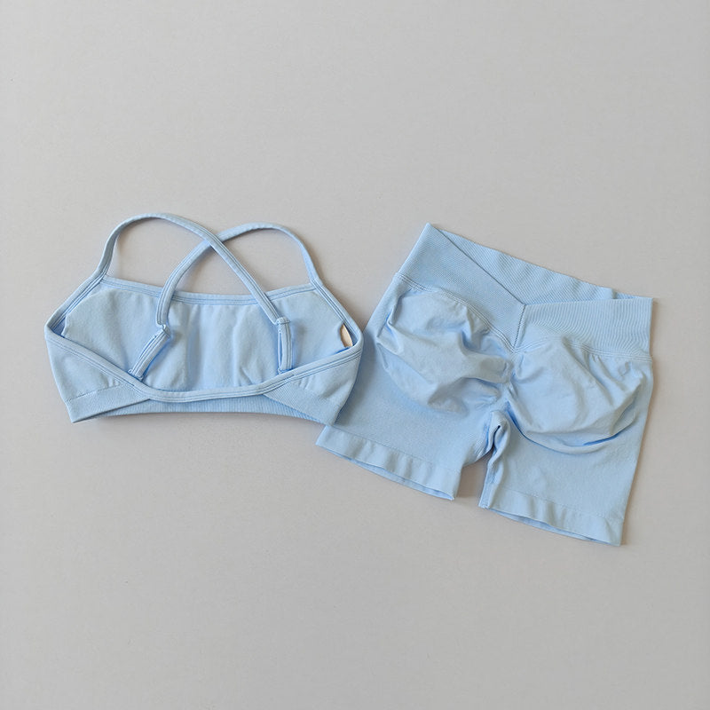 Women's Seamless Yoga Sports Suit teemdrop