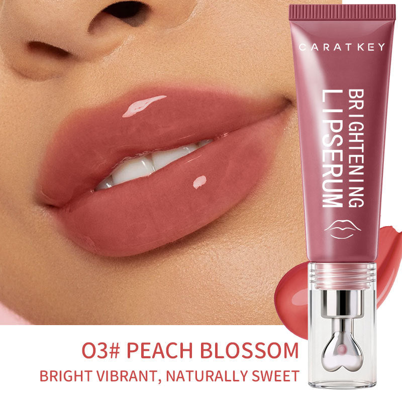 Heart-Shaped Soft Tube Mirror Shine Lip Gloss Moisturizing Lip Oil teemdrop
