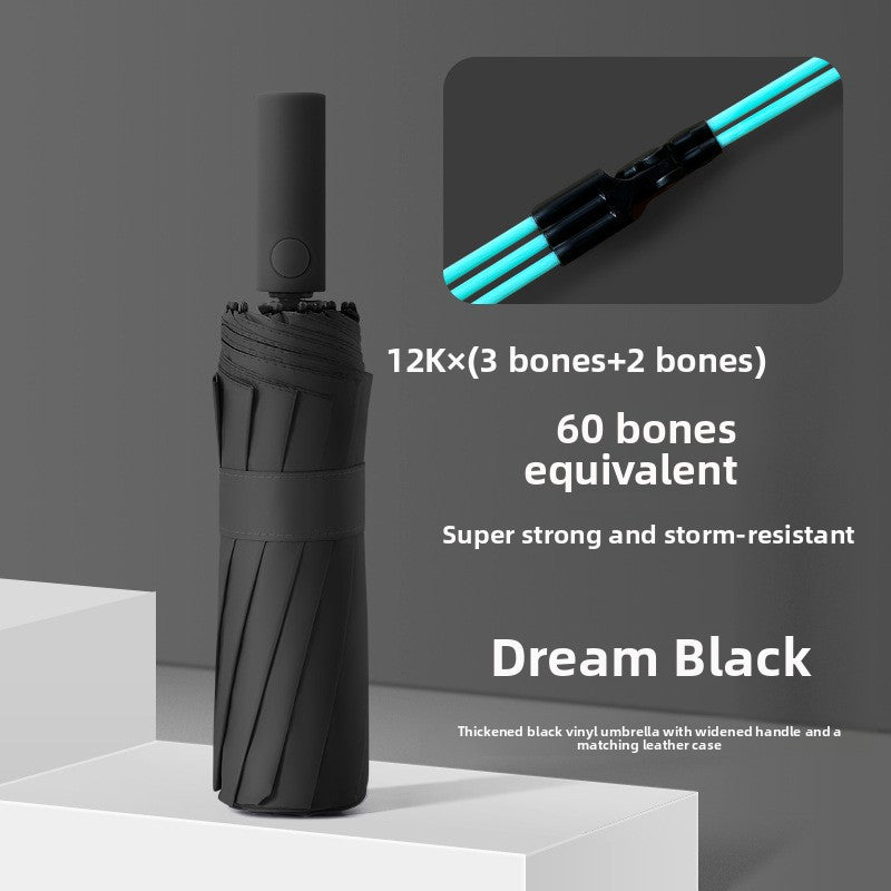 Automatic Folding Umbrella with Sun Rain Protection